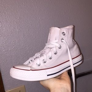 White high top converse